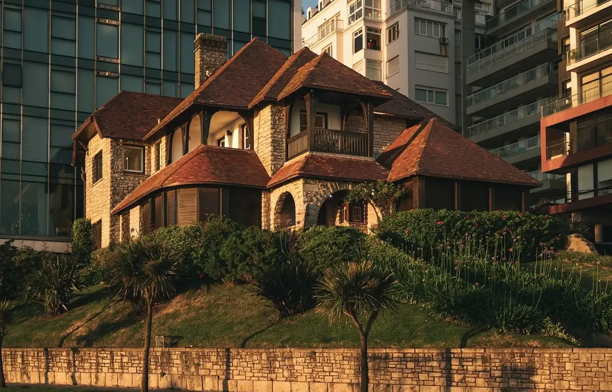 primer plano de hermosa casa en Mar del plata