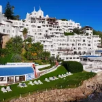Hermosa vista de casas en punta del este