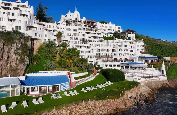 Hermosa vista de casas en punta del este