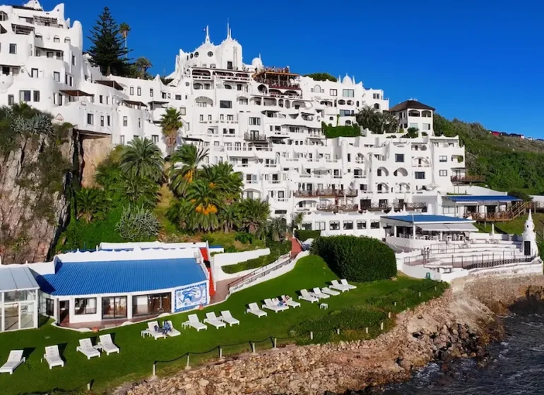 Hermosa vista de casas en punta del este