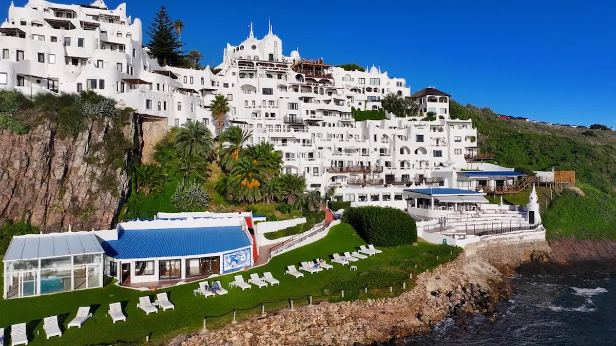 Hermosa vista de casas en punta del este