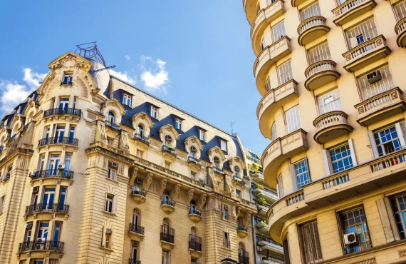 hermosa vista de arquitectura en Recoleta