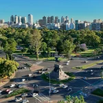 panoramica de palermos, buenos aires, argentina